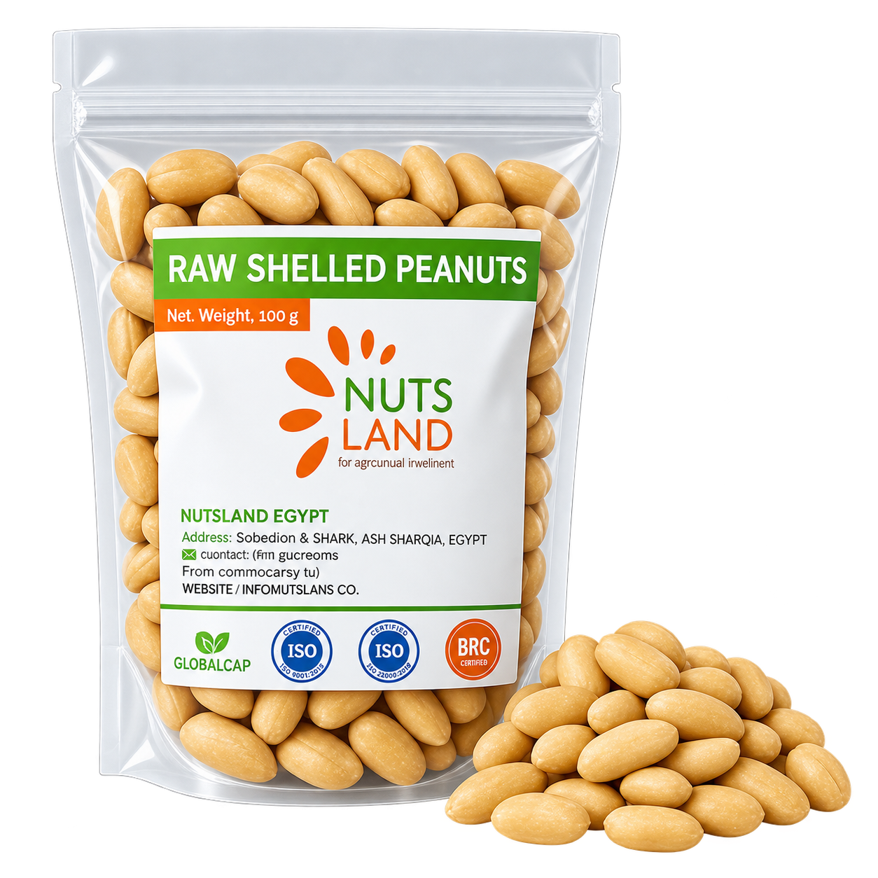 Peanuts Blanched